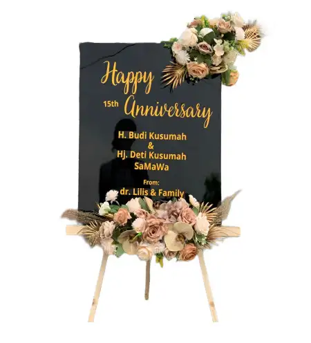 Papan Bunga Akrilik Titeue